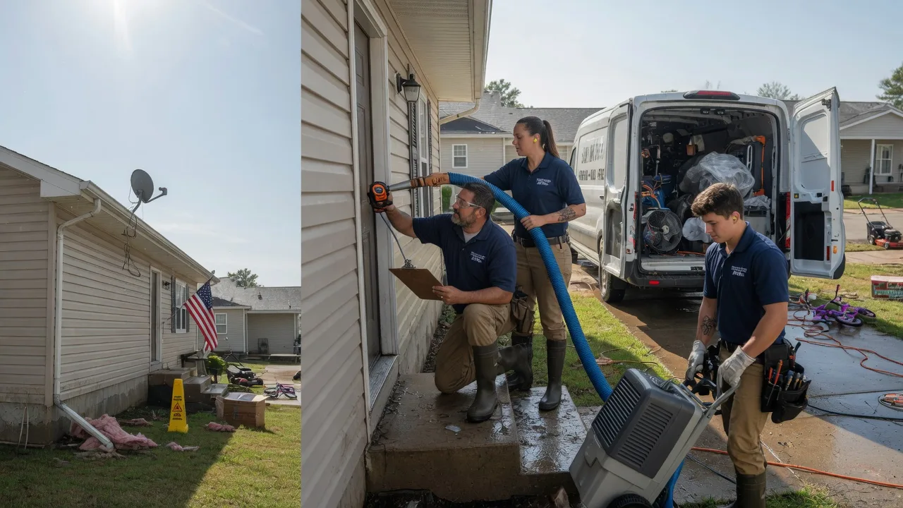 Ceiling Water Damage Restoration in Creal Springs, IL near me